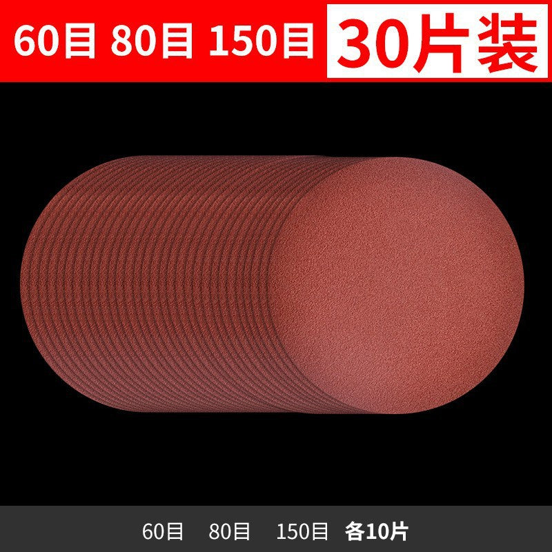 4inch sandpaper flocking woodworking wall grinder polishing round suction cup back velvet self-adhesive angle grinder grinding disc
