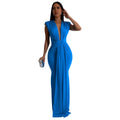 hot-selling european and american sexy dress sleeveless dress european and american clothing foreign trade cross-border dress hip skirt