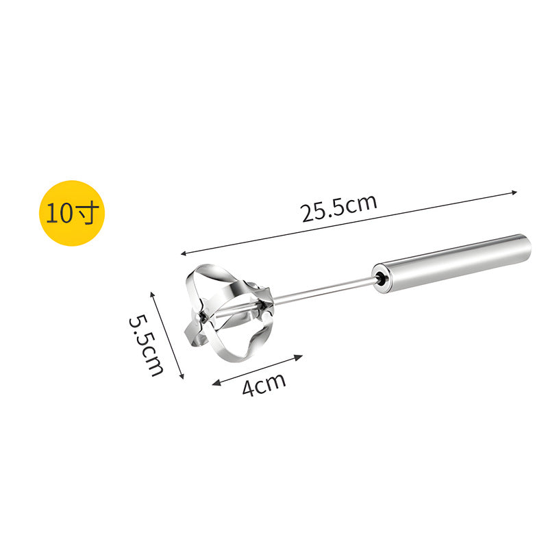 Stainless steel hand mixer - kitchen handheld whisk for eggs, whipping cream, and batters