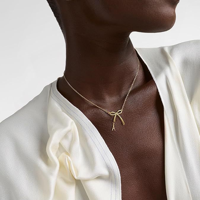Amazon cross-border new arrival: bowknot necklace for women - unique, stylish, minimalist gold clavicle chain - wholesale from manufacturer
