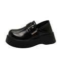 British style big toe thick sole small leather shoes for women 2026autumnew arrival birkenstock shoes with skirt flats loafers