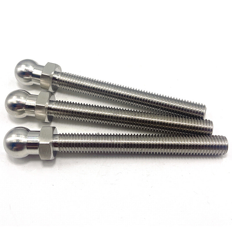 304 stainless steel ball head screw high quality heavy duty foot cup bolt precision machining delivery time timely manufacturer