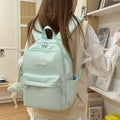 Women's backpack - premium lightweight travel backpack, large capacity, minimalist solid color, perfect for school, middle school, and college students