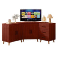 Corner cabinet multifunctional triangular tv stand minimalist creative storage cabinet european light luxury tv cabinet storage unit