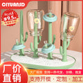 Baby bottle drying rack - multifunctional, detachable, and portable for baby bottles, pacifiers, and utensils