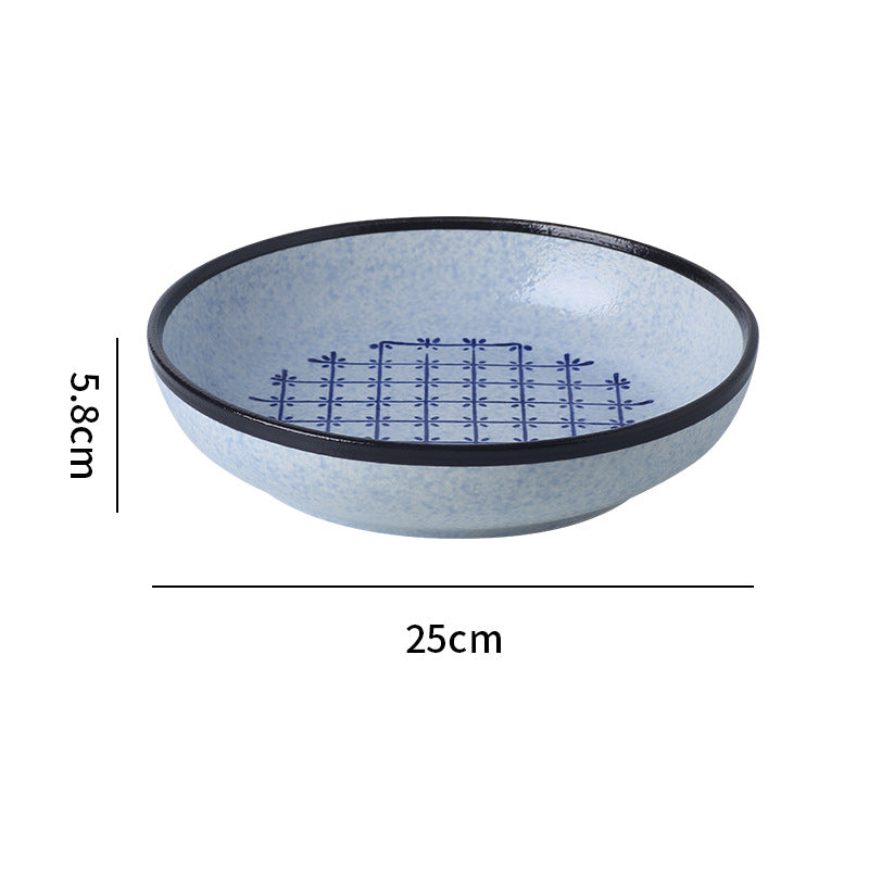 European-style restaurant & hotel unique plates - creative ceramic bowls for cold dishes, desserts, snacks, and salads