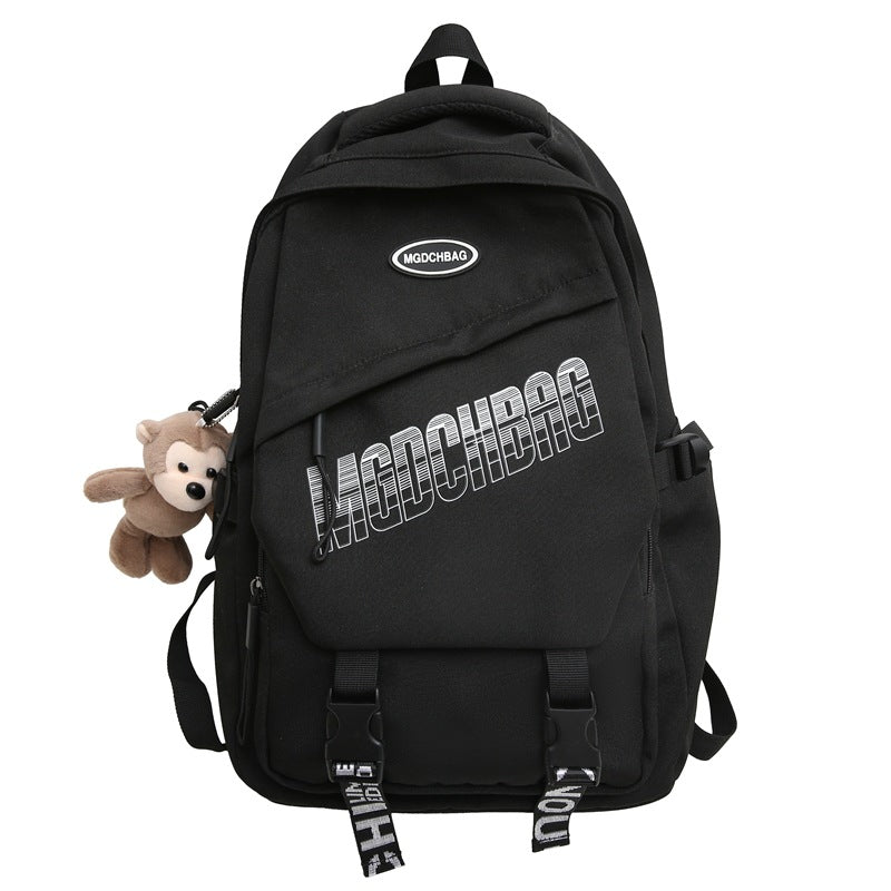 Spring and summer large-capacity junior high school students backpack schoolbag travel computer backpack business leisure commuter backpack