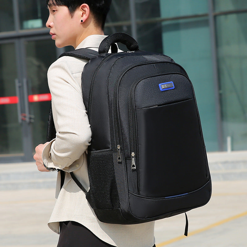 New middle and high school student schoolbag backpack men's backpack large capacity travel computer leisure business travel bag