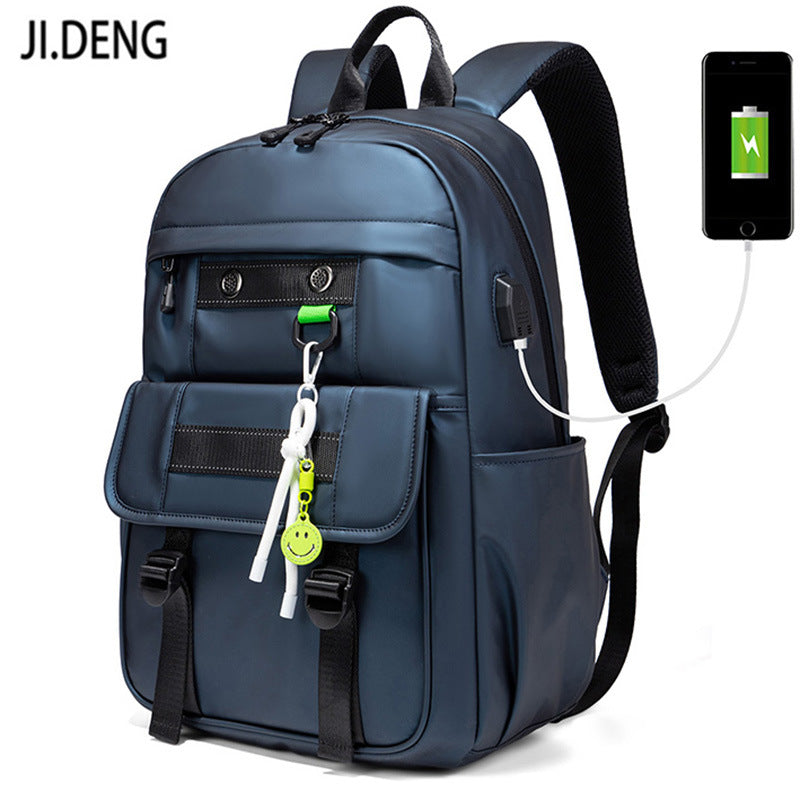 Customized backpack fashionable versatile men's and women's school bags new outdoor travel computer bags large capacity student backpack tide
