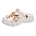 Thick sole crocs women's summer nurse heightenednon-slipsweet fairy style baotou sandals women's outwear ins trend