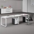 Saint li staff desk casual current employee slot computer desk work slot screen office table and chair combination