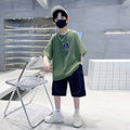 Boys' summer outfit set -  new arrival: stylish and trendy kids' summer clothing, short-sleeve, popular, handsome, and fashionable for boys