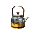 Tea kettle thickened glass handle kettle large capacity tea maker steaming all-in-one health-preserving kettle electric ceramic stove bubble tea kettle