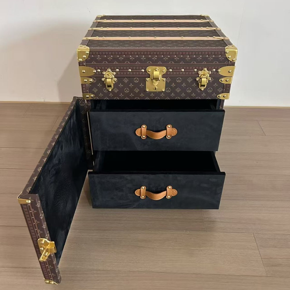 Frenchretro living room sofa side cabinet bedside table old flower cabinet popular same style home small cabinet accessible luxury storage cabinet