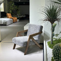 Solid wood sofa chair living room medieval style single chair for home balcony richard casual back chair