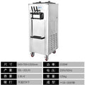 Commercial ice cream machine - fully automatic small cone maker - countertop/stand-up ice cream machine - tabletop soft serve ice cream machine