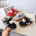 Fankahao spring festival new shoes  spring & fall new arrivalk-stylegirlkitty cat casual sneakers kids german training shoes