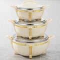Factory direct sales cross-border hot-selling stainless steel insulation bucket white stone pattern black stone pattern light gold handle classic cross-border hot-selling