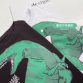 Boys' summer short-sleeve t-shirt  new collection: boys' summer outfit set for mid-to-large children, boys' summer clothing, kids' tops