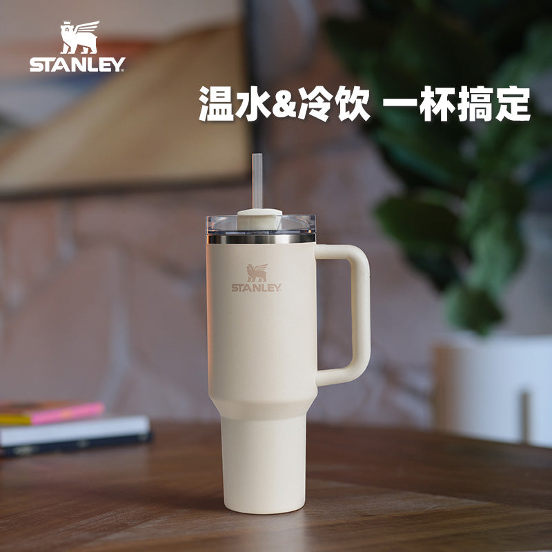 Stanley stanley 2nd generation 40oz big mac straw cup car stainless steel large capacity thermos cup ice cup