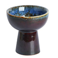 Japanese retro ceramic ice cream cup - stylish & unique ice cream bowl - creative dessert & pastry display plate - perfect for restaurants & home use