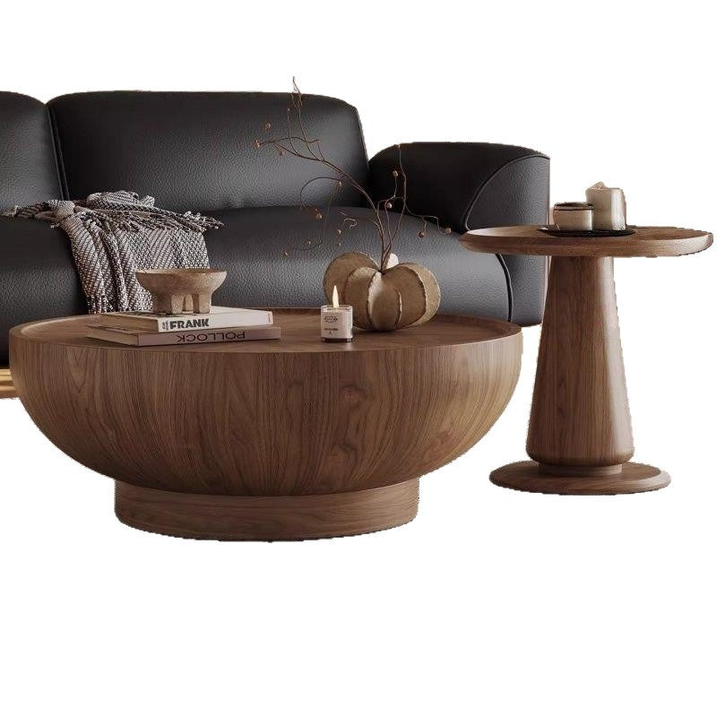 Second-hand style large and small round coffee table for home small apartment living roomaccessible luxury creative chinoiserieretroclassysensecasual coffee table