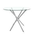 Tempered glass dining table - modern luxury restaurant table, meeting table, home dining table