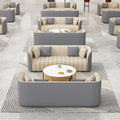 Saint-ly minimalist light luxury hotel lobby sofa set - lounge area, office reception area, meeting & negotiation space