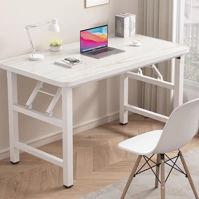 Foldable computer desk desktop home office desk bedroom small table simple study writing desk rectangular