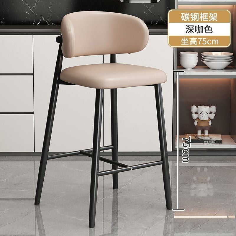 Bar chair for hometall stool bar stool island tall chair casual tall stool bar chair backrest tall chair
