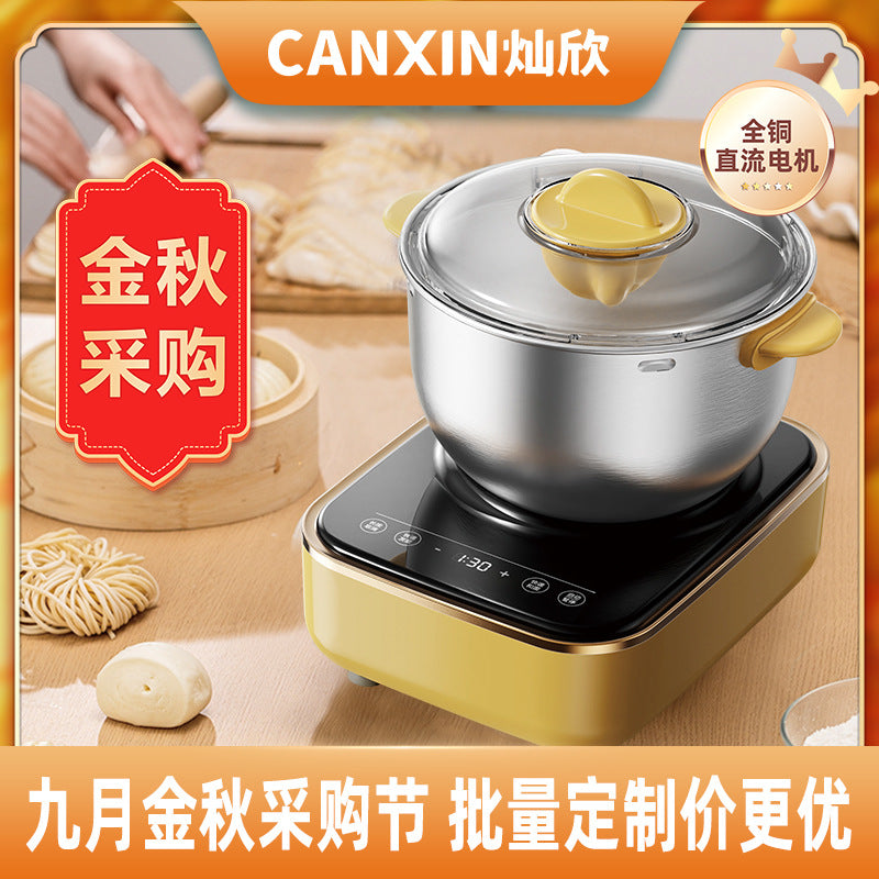 7lhousehold dough kneading machine automatic dough kneading machine large capacity chef machine smart stainless steel dough kneading machine