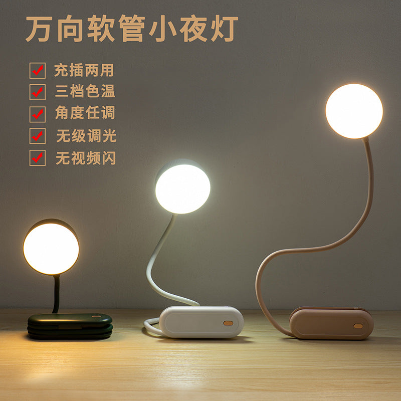 new arrival foldable night light for home desktop student led eye protection desk lamp portable night light gift wholesale