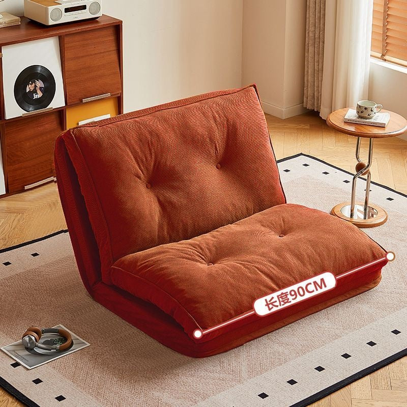 Lazy sofa bed living room dual-purpose single sofa small apartment for home cream style reclining and sleeping foldable sofa bed