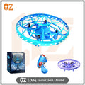 xs4 drone shooting sensing mini flying disc hovering rotating intelligent obstacle avoidance interactive toy aircraft