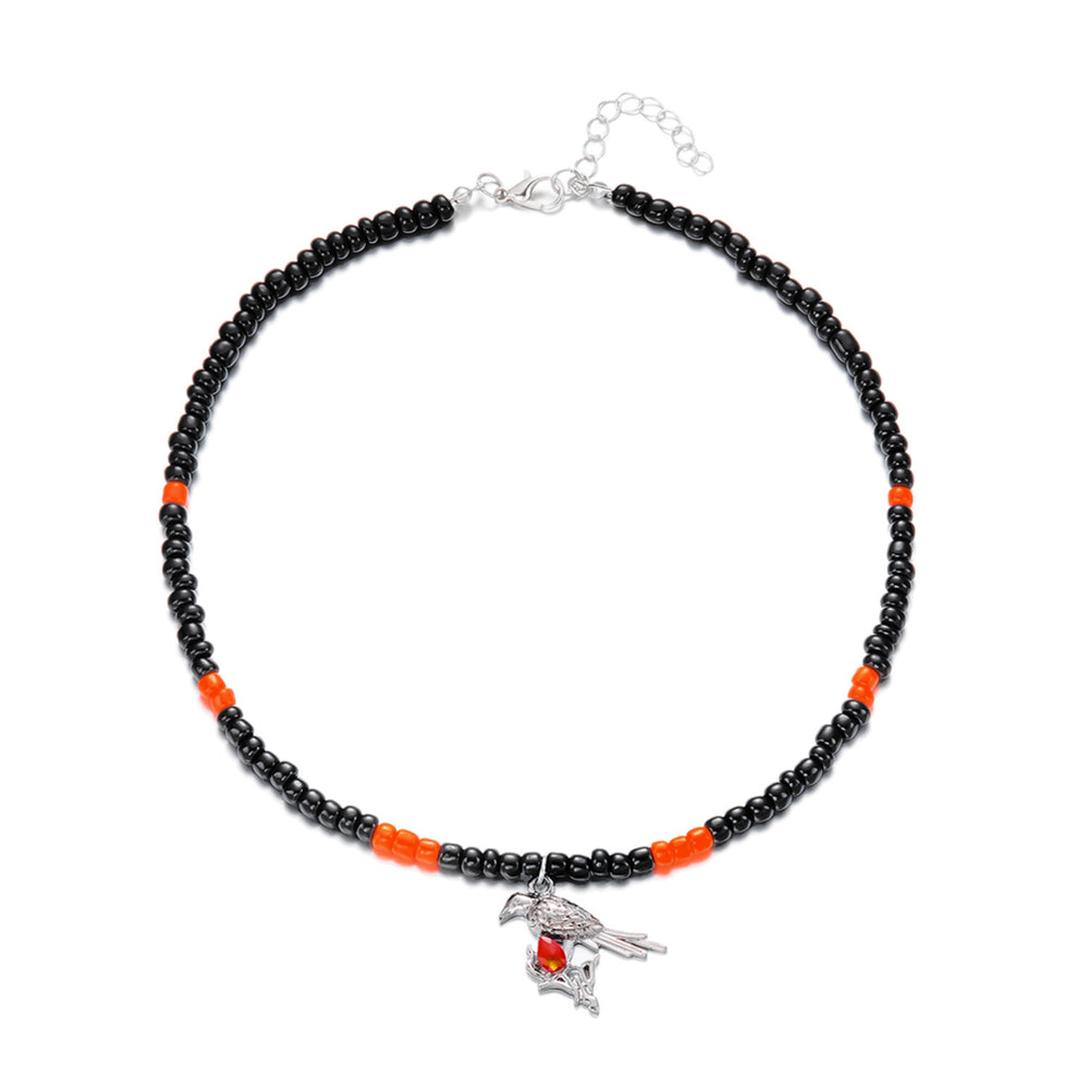 Xiaomi bead necklace wholesale european and american cross-border gothic dark style halloween accessories pumpkin cat spider clavicle chain for women