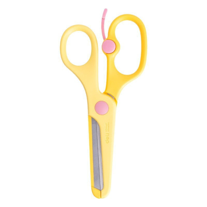 Deli children's scissors 6024 students handmade small scissors for students kindergarten to do handmade
