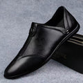 2024 new versatile men's leather shoes - soft sole business casual loafers - perfect for work, security, and dad shoes - wholesale available