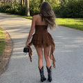 fashionsummernew arrivalsexyhot girltie backv neckhalterbacklessfungus edge ribbon jumpsuit