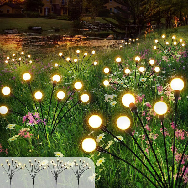 Solar Firefly Light Outdoor Light Garden Decoration Light Villa Garden Ambient Light Landscape Lawn Light Floor Plug-in Light