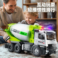 Kidsartificial city ladder fire truck toy boy engineering vehicle sanitation sprinkler inertia sound and light car model