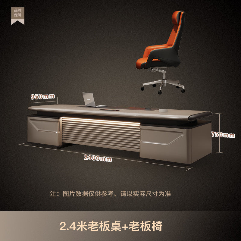Saint li accessible luxury boss president manager supervisor desk executive desk casual modern thickened paint office desk chair