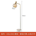 American scandinaviancasual floor lamp living room sofa side bedroom bedside study light luxury glass reading vertical table lamp