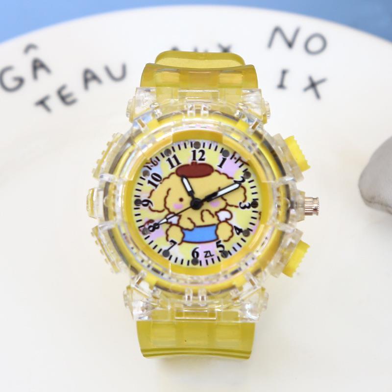 Kuromi watch pudding dog big ear dog melody jade cinnamon dog women's student digital luminous watch