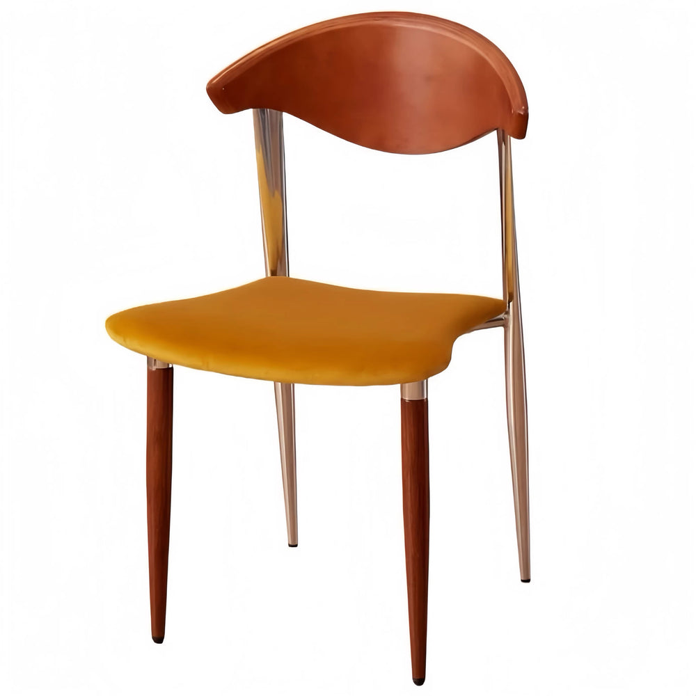 Used solid wood dining chair classy design living room dining table backrest for home foot pad retro popular big c chair dining chair