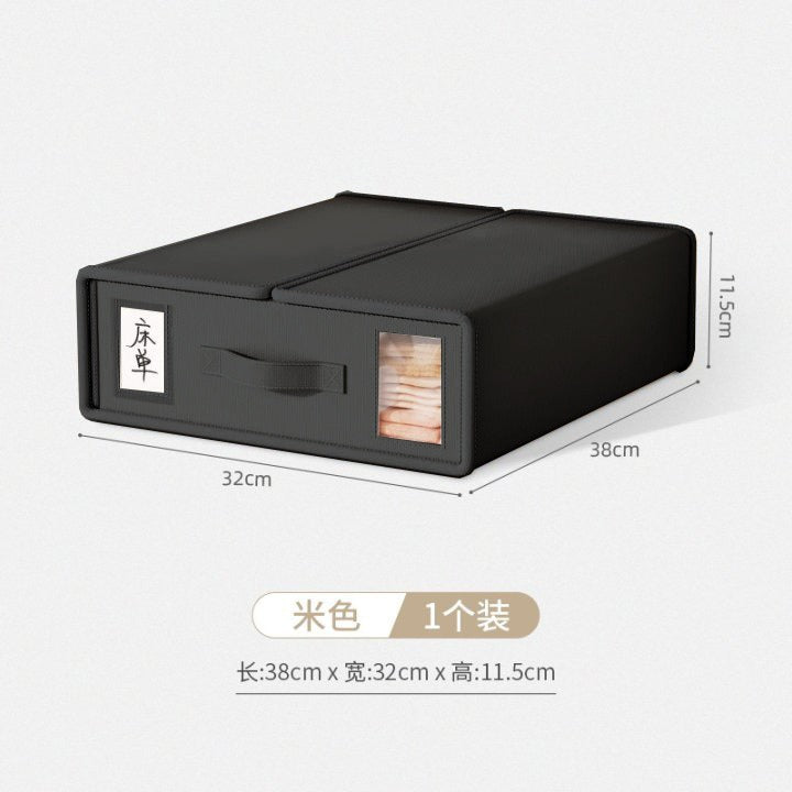 Cross-border increase and upgrade Oxford cloth autumn and winter thickened bed sheet storage box clothing fabric blanket quilt cover storage box