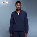 Half-zip windproof stand collar sports long sleevestops women's lightweight waterproof outdoor fitness outwearautumd25173