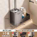 Toilet brush - no drilling required, bathroom toilet brush, toilet bowl cleaner, all-around cleaning tool for a spotless toilet