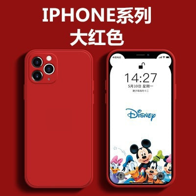 Iphone 17 pro liquid silicone case, compatible with apple 15 pro, straight edge precision cut full coverage silicone 13 protective cover