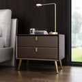 Coffee brown slanted leg style