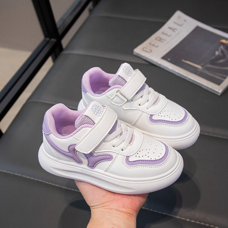 儿童运动鞋2025春秋季新款时尚百搭校园小白鞋女童板鞋男童休闲鞋